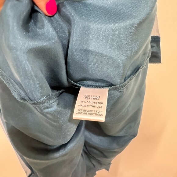 Komarov Set of 2 Sleeveless Pleated Fabric Dress Teal - Picture 8 of 10